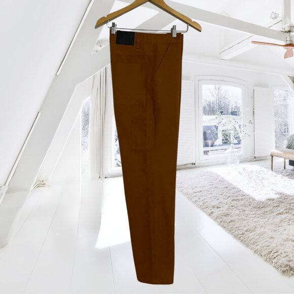 Empyre Vault Carpenter Pants Jeans Rust Brown Size 32 | Utility Workwear Style - Picture 5 of 15